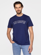 Koszulka męska bawełniana Lee Cooper COLLEGE-2400 3XL Niebieska (5904347395636) - obraz 1