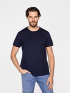 Koszulka męska bawełniana Lee Cooper HENLEY-4587 M Granatowa (5904347395322) - obraz 1