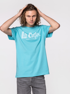 Koszulka męska bawełniana Lee Cooper HERO7 FADE-1010 M Błękitna (5904347388164) - obraz 3