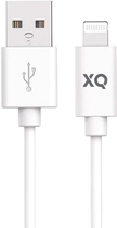 Kabel Xqisit NP USB Type-A - Lightning 1.5 m White (4029948221908) - obraz 1