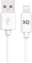 Кабель Xqisit NP USB Type-A - Lightning 1.5 м White (4029948221908)