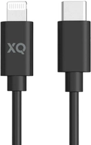 Kabel Xqisit NP USB Type-C - Lightning 1.5 m Black (4029948221939) - obraz 1
