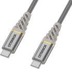 Kabel Otterbox Premium USB Type-C - USB Type-C 1 m Silver (840104218518) - obraz 1