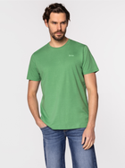 Koszulka męska bawełniana Lee Cooper OBUTCH-875 XL Zielona (5904347394998) - obraz 3