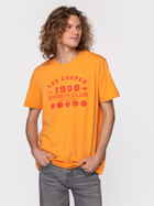 Koszulka męska bawełniana Lee Cooper SPORTS CLUB -1010 2XL Pomarańczowa (5904347388263) - obraz 3