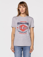 Koszulka damska bawełniana Lee Cooper BRAND10-1020 XL Szara (5904347396626) - obraz 1