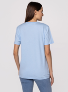 Koszulka damska bawełniana Lee Cooper DIAMOND MINI-2420 L Błękitna (5904347396299) - obraz 2