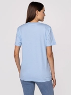 Koszulka damska bawełniana Lee Cooper DIAMOND MINI-2420 XL Błękitna (5904347396329) - obraz 2