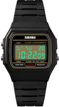 Чоловічий годинник Skmei 1412BKGD Black-Gold