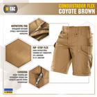 Шорти M-Tac Flex Coyote Conquistador Brown 3XL - зображення 2