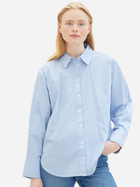 Koszula damska w paski Tom Tailor 1040551 L Niebieska (4067672192026) - obraz 1