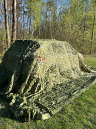 Маскировочная сетка весна лето 4х6м зеленая для автомобиля, пикапа, внедорожника и техники "Камуфляж №1" - изображение 4