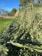 Маскировочная сетка весна лето 4х6м зеленая для автомобиля, пикапа, внедорожника и техники "Камуфляж №1" - изображение 10