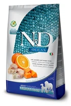 Беззерновой сухой корм Farmina N&D Grain Free OCEAN PUMPKIN для собак средних и больших пород с треской и апельсином