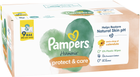 Chusteczki nawilżane dla niemowląt Pampers Harmonie Protect&Care Calendula 9x44 szt (8700216250559 - obraz 3