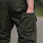 Мужские штаны с наколенниками G2 R&M рип-стоп олива размер 2XL - изображение 3