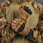 Беспалые перчатки с защитными накладками Outdoor Tactics койот размер XL - изображение 3