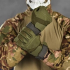 Перчатки с защитными накладками и липучками для регулировки олива размер XL - изображение 4