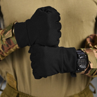 Рукавиці з відкидними пальцями та антиковзким покриттям чорні розмір L - зображення 3