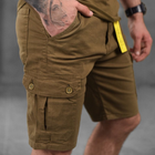Мужские шорты Loshan коттон с лямками под ремень койот размер XS - изображение 4