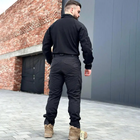 Легкі Чоловічі Штани з посиленими колінами чорні розмір 3XL - зображення 2