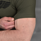 Потоотводящая мужская футболка Eagle Coolmax олива размер 2XL - изображение 5