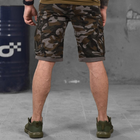 Мужские шорты стрейч коттон с лямками под ремень темный мультикам размер M - изображение 5