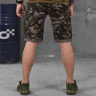 Мужские шорты стрейч коттон с лямками под ремень темный мультикам размер XL - изображение 5