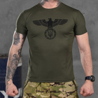 Потоотводящая мужская футболка Eagle Coolmax олива размер S - изображение 1