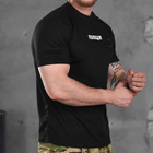 Мужская футболка Coolmax с принтом полиция черная размер XL - изображение 2