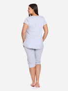 Піжама (футболка + бриджі) жіноча Doctor Nap Pw.9232 L Сіра (5902701104580) - зображення 7