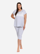 Піжама (футболка + бриджі) жіноча Doctor Nap Pw.9232 XXL Сіра (5902701104603) - зображення 4