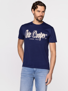 Koszulka męska bawełniana Lee Cooper LOGO DRAW-1010 XL Niebieska (5904347388607) - obraz 3