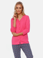 Піжама (кофта + штани) жіноча бавовняна Doctor Nap PM.4566 XXXL Рожева (5903622064724) - зображення 3