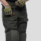 Комплект штурмові штани + куртка. Демісезон UATAC GEN 5.2 Olive (Олива) | 3XL - изображение 13