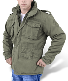 Куртка зі знімною підкладкою SURPLUS REGIMENT M 65 JACKET S Olive - зображення 6
