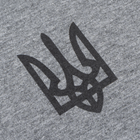 Футболка з малюнком Тризуб Logo S Grey Melange - зображення 4