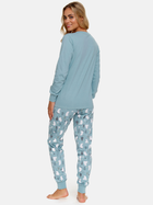 Піжама (кофта + штани) жіноча бавовняна Doctor Nap PM.5262 XL Блакитна (5902701186449) - зображення 2