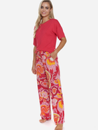 Piżama (T-shirt + spodnie) damska Doctor Nap PM.5322 S Czerwona (5902701190422) - obraz 3