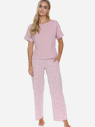 Піжама (футболка + штани) жіноча бавовняна Doctor Nap PM.5324 M Рожева (5902701190514) - зображення 4