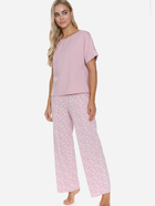 Piżama (T-shirt + spodnie) damska Doctor Nap PM.5324 XL Różowa (5902701190538) - obraz 3