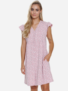 Нічна сорочка жіноча бавовняна Doctor Nap TCB.5327 XL Рожева (5902701190668) - зображення 3