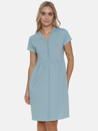 Нічна сорочка жіноча бавовняна Doctor Nap TCB.5336 XXL Блакитна (5902701195069) - зображення 4