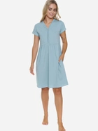 Нічна сорочка жіноча бавовняна Doctor Nap TCB.5336 XXL Блакитна (5902701195069) - зображення 5