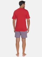 Піжама (футболка + шорти) чоловіча бавовняна Doctor Nap PMB.5353 S Червона (5902701192211) - зображення 2