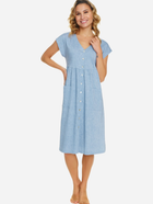Нічна сорочка жіноча Doctor Nap TCB.5360 L Блакитна (5902701192839) - зображення 4