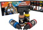 Zestaw farb akrylowych Scale 75 Essentials Basic Colours 8 x 17 ml (8435635304346) - obraz 1