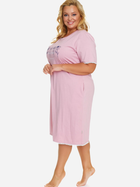Нічна сорочка жіноча бавовняна Doctor Nap TB.5366 XL Рожева (5902701193348) - зображення 4