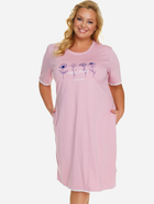 Нічна сорочка жіноча бавовняна Doctor Nap TB.5366 XXXL Рожева (5902701195250) - зображення 3