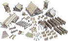 Збірна модель Battle Systems Tabletop Games & Terrain Northern Settlement (5060660090921) - зображення 2